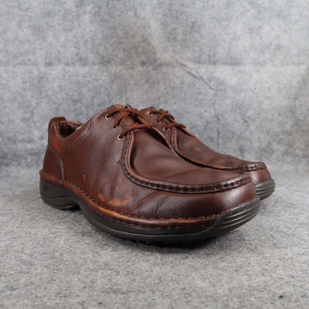 Red Wing Shoes Mens 11 Casual Chukka Derby Moc Leather Brown Comfort Lace Up EE